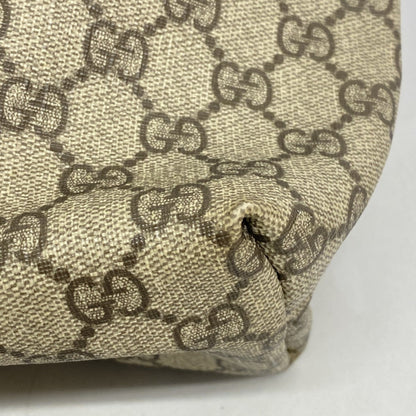 Gucci Gg Supreme Tote Bag 211137 Brown White