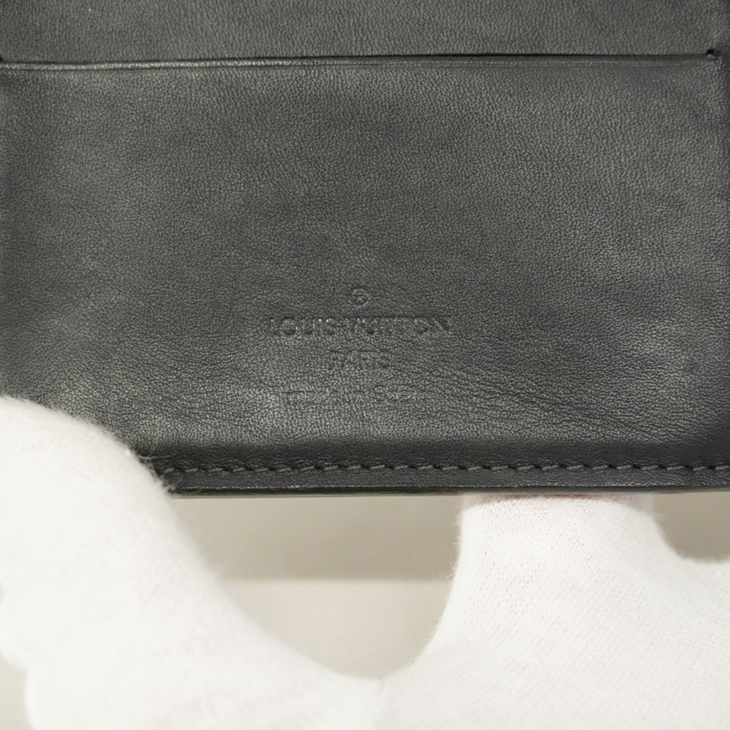 Louis Vuitton Damier Cobalt Portefeuille Marco Wallet N63213 Navy Black