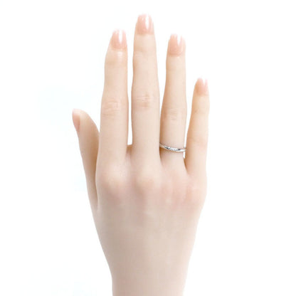 Tiffany&Co. Tiffany Pt950 Platinum Classic Band 3P Diamond Ring 61000895 Size 10 3.4G