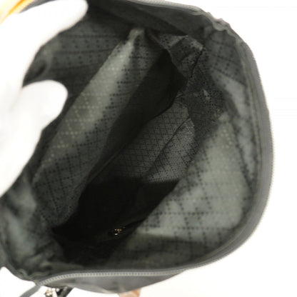 Gucci Bamboo 002 2122 Nylon Handbag In Black