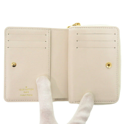Louis Vuitton Portefeuille Lou Monogram M82291 Ic Chip Leather Beige Bi-Fold Wallet 1735Louis