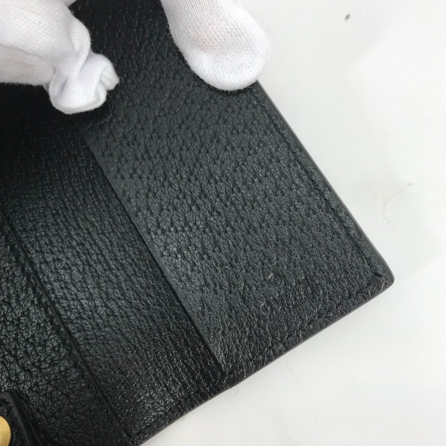Gucci 435305 Gg Marmont 6-Key Leather Key Case With Ring