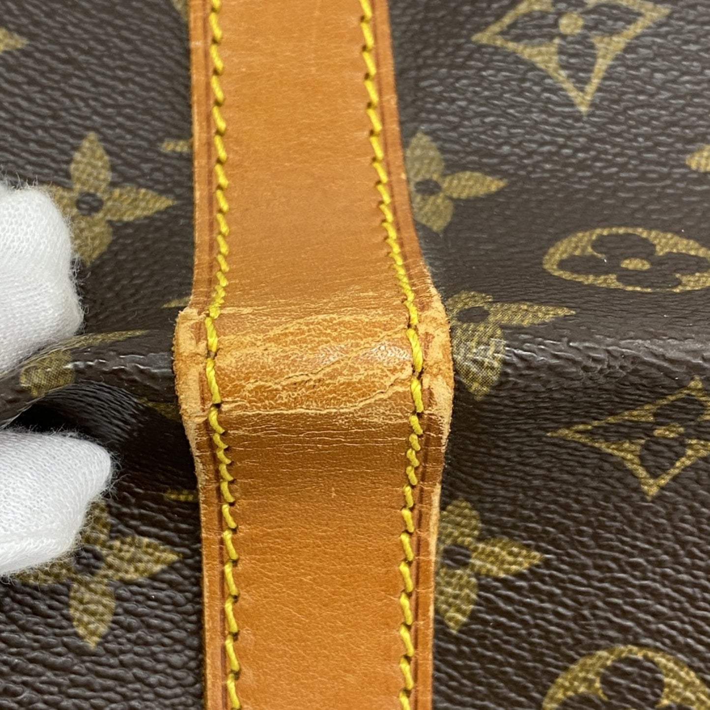 Louis Vuitton Monogram Keepall Bandouliere 60 Boston Bag M41412 Brown