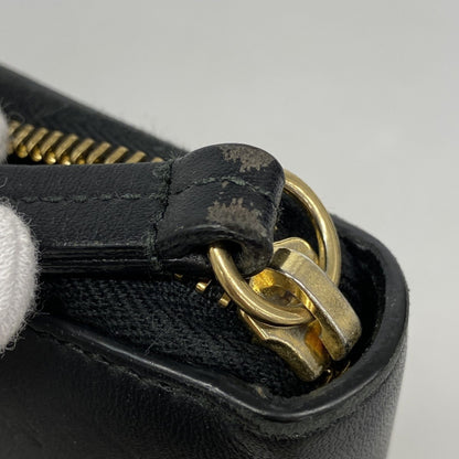 Gucci Gg Marmont Long Wallet 435819 Leather Black