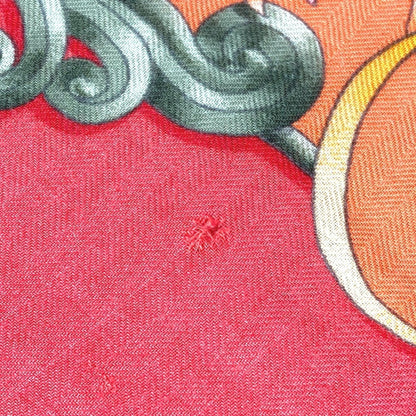 Hermes Luna Park Carre Jean 140 Large Cashmere And Silk Shawl/Scarf For Women