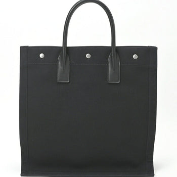Saint Laurent Saint Laurent Rive Gauche Tote Bag 632539 Canvas Black S-157033