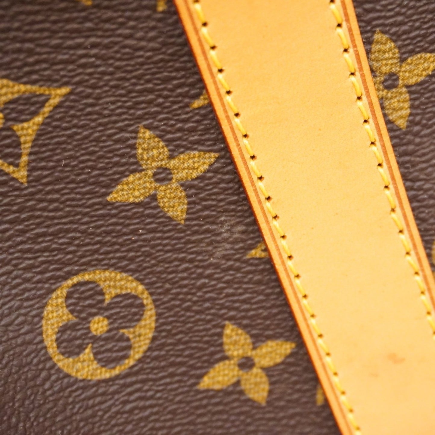 Louis Vuitton Monogram Keepall Bandouliere 60 Boston Bag M41412 Brown