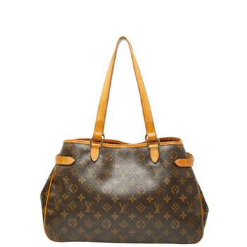 Louis Vuitton Monogram Batignolles Horizontal Shoulder Bag Tote M51154 Brown Leather