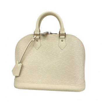 Louis Vuitton Epi Alma Pm Handbag M4030J White Leather