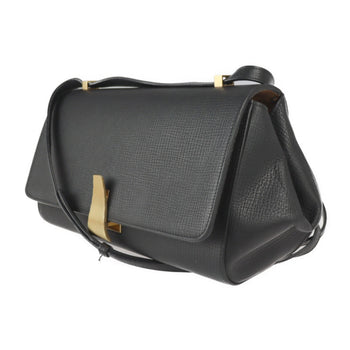 Bottega Veneta Bottega Veneta Angle Angle Palmellato Shoulder Bag 576143 Calf Leather Black Gold