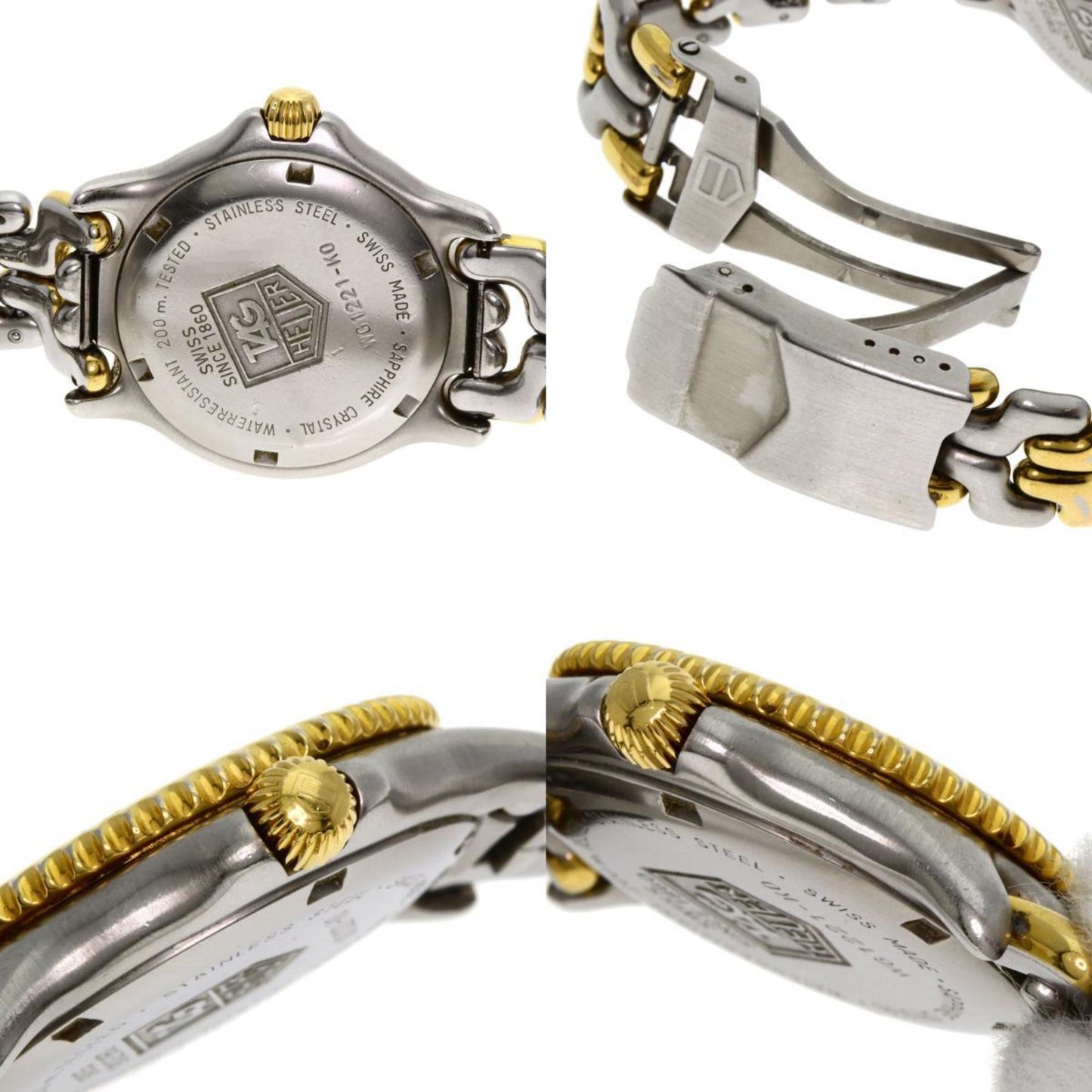 Tag Heuer Wg1221-K0 Cell Date Professional Watch In Stainless Steel/Ssxgp