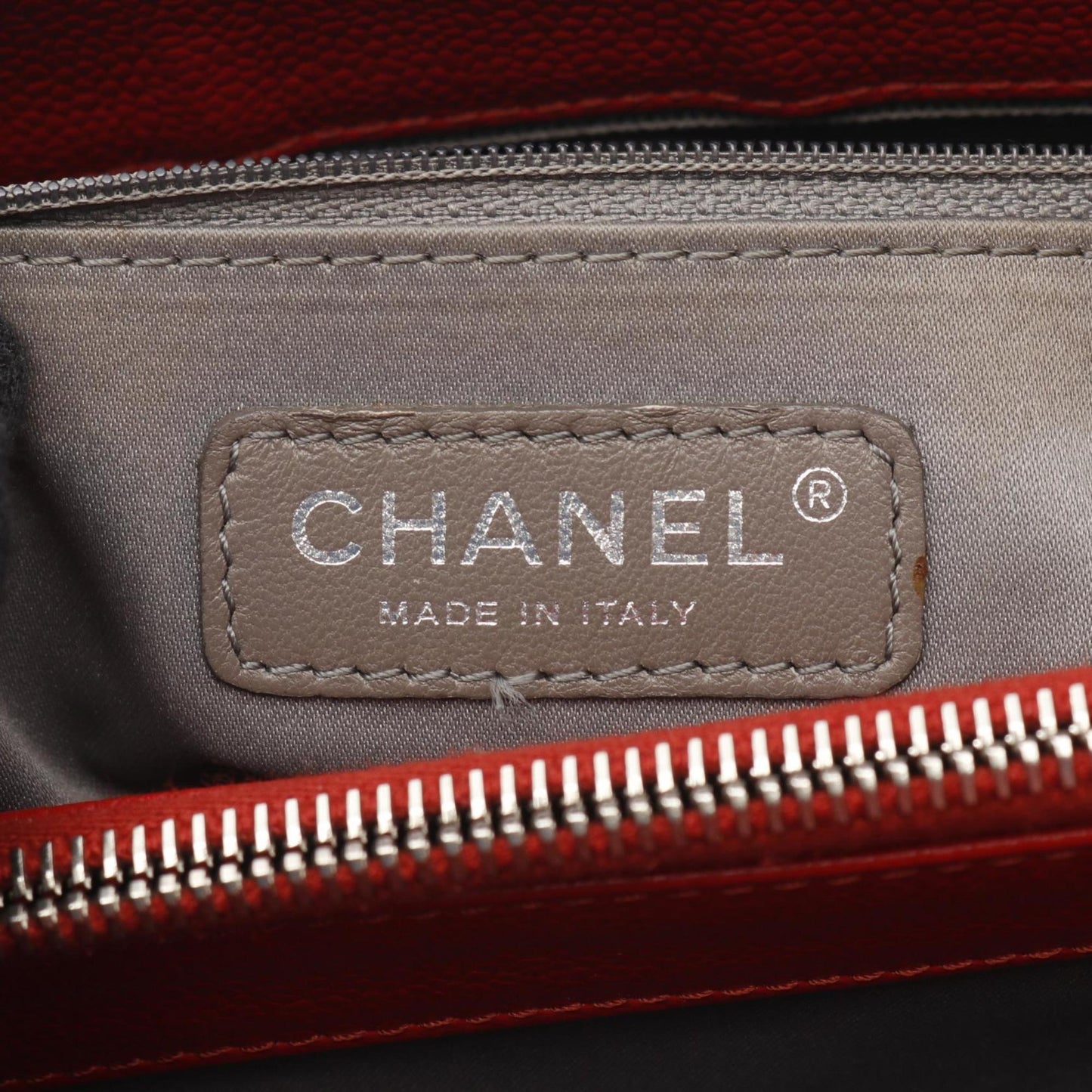 Chanel Matelasse Grand Shopping Gst Tote Bag In Calfskin Leather