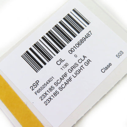 Loewe F655254X01 Mohair Wool Scarf With Anagram Leather Patch And Fringe