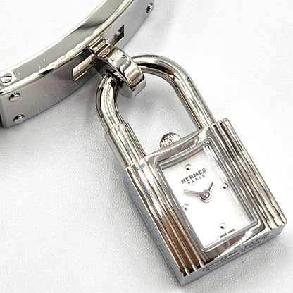 Hermes Kelly Watch Ke4.110 White Dial Stainless Steel S