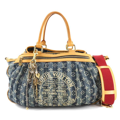Louis Vuitton Monogram Denim Cabas Raye Gm 2-Way Hand/Shoulder Bag