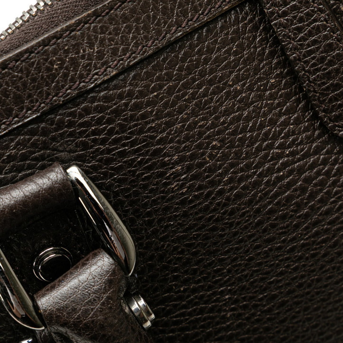 Gucci Interlocking G Handbag/Shoulder Bag 2Way 339551 Brown Leather