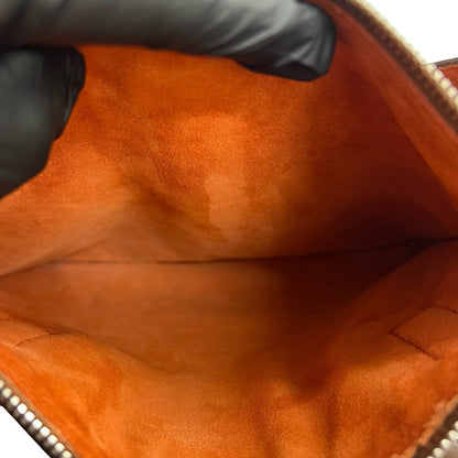 Prada Prada Triangle Logo Leather Tote Bag