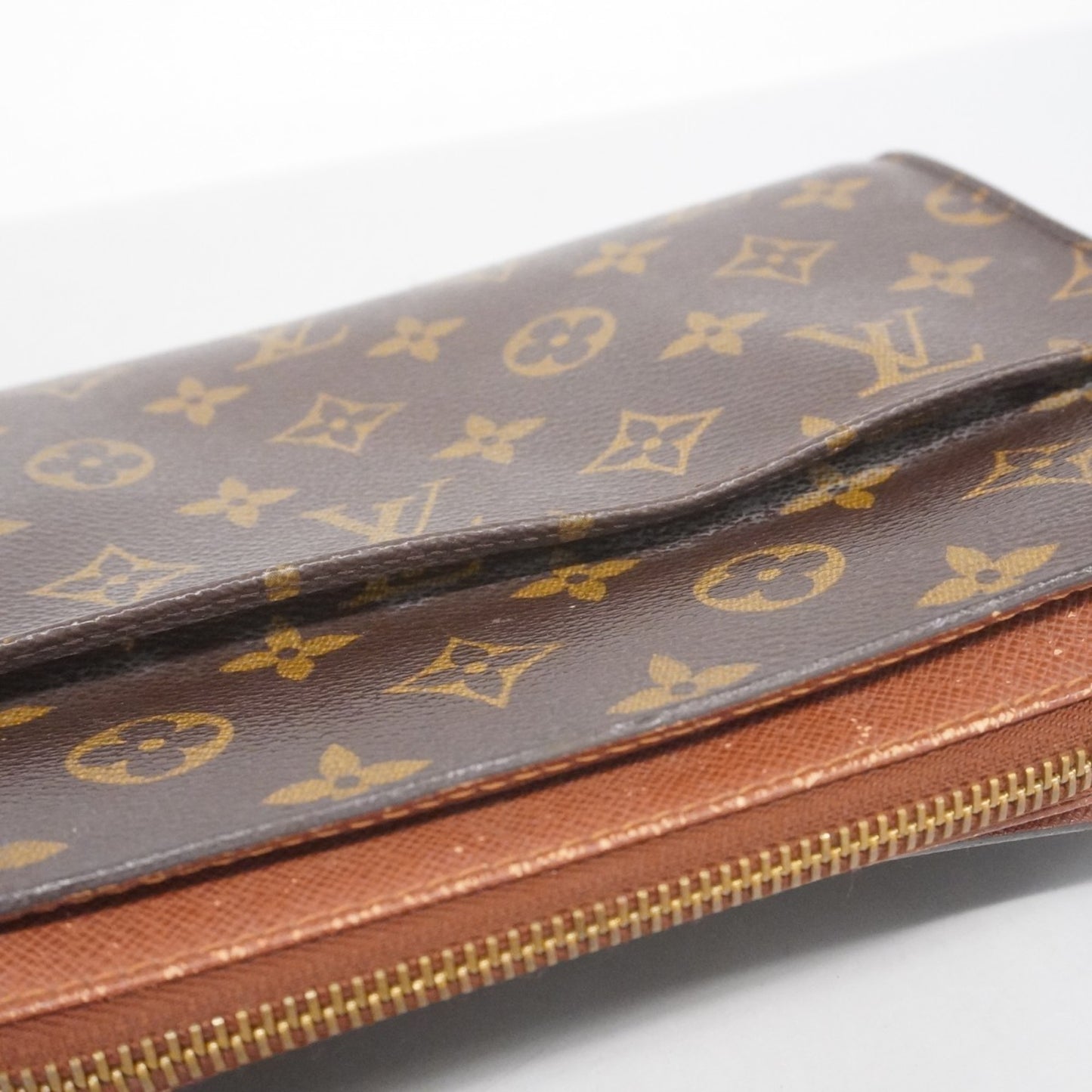 Louis Vuitton Monogram Orsay Clutch Bag M51790 Brown