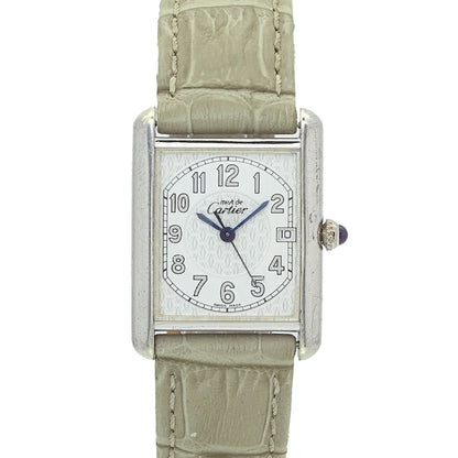 Cartier Must Tank Lm Boys' Watch With Date Display