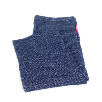 Fendi F Logo Knitted Scarf Wool Silk
