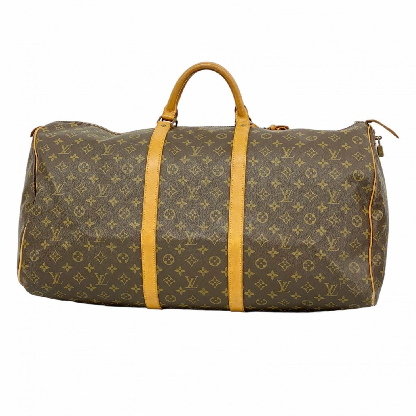 Louis Vuitton Monogram Keepall 60 Boston Bag M41422 Brown