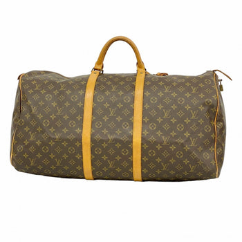 Louis Vuitton Monogram Keepall 60 Boston Bag M41422 Brown