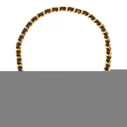 Chanel Belt Gold Black Chain