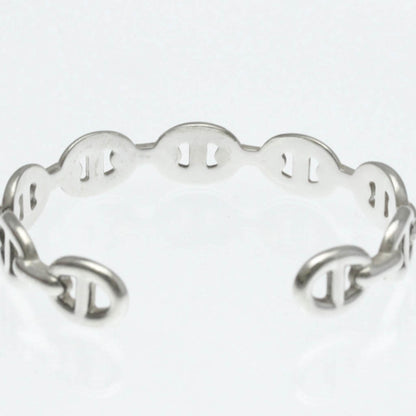 Hermes Chaine D'Ancre Silver 925 No Stone Bangle Silver