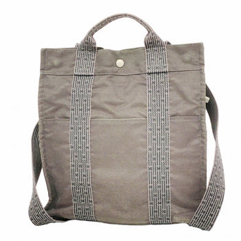 Hermes Herms Airline Mm Backpack/Daypack In Gray Canvas