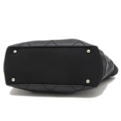 Chanel Paris Biarritz Tote Pm Bag Black Silver Hardware A34208