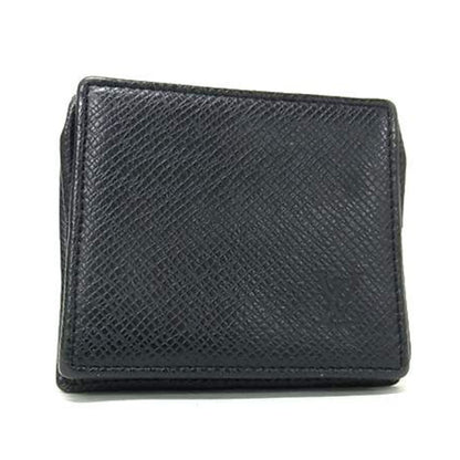 Louis Vuitton Louis Vuitton Taiga Porte Monnaie Boite Wallet/Coin Case M30382 Ardoise Leather