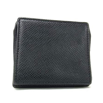 Louis Vuitton Louis Vuitton Taiga Porte Monnaie Boite Wallet/Coin Case M30382 Ardoise Leather