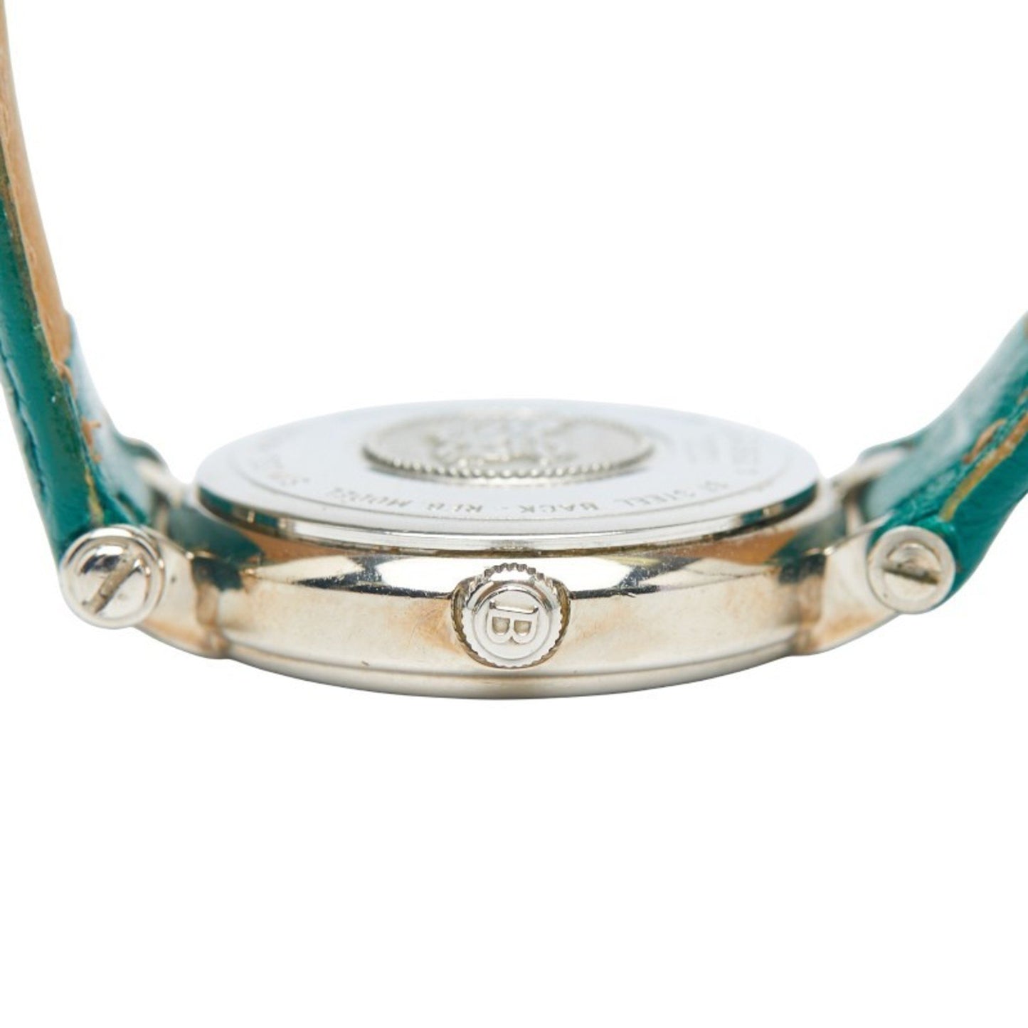 Burberry Check Leather (Non-Original) Quartz Watch With White Dial