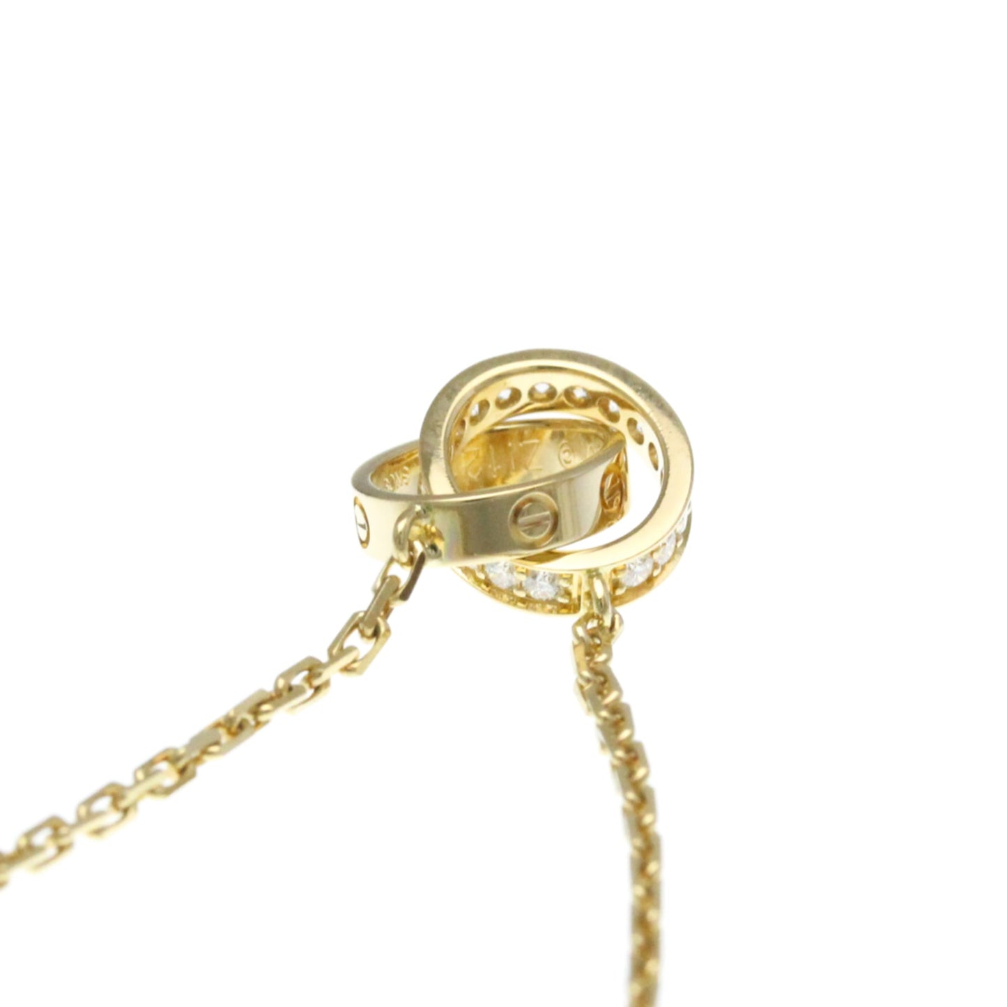 Cartier Baby Love Necklace Diamond Yellow Gold (18K) Diamond Men