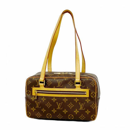 Louis Vuitton Monogram Cite Mm Shoulder Bag M51182 Brown