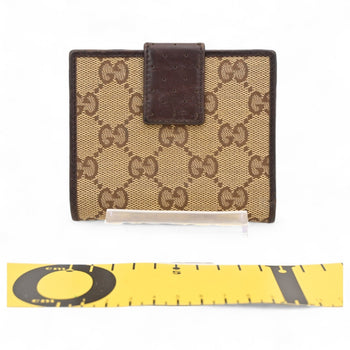 Gucci Gg Canvas Sherry Line Bifold Wallet