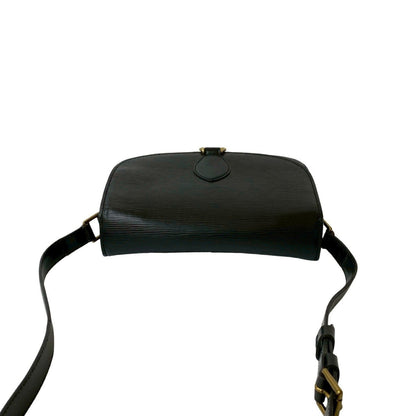 Louis Vuitton Vintage Saint-Cloud Epi Leather Shoulder Bag/Pochette/Sacoche Noir 27684