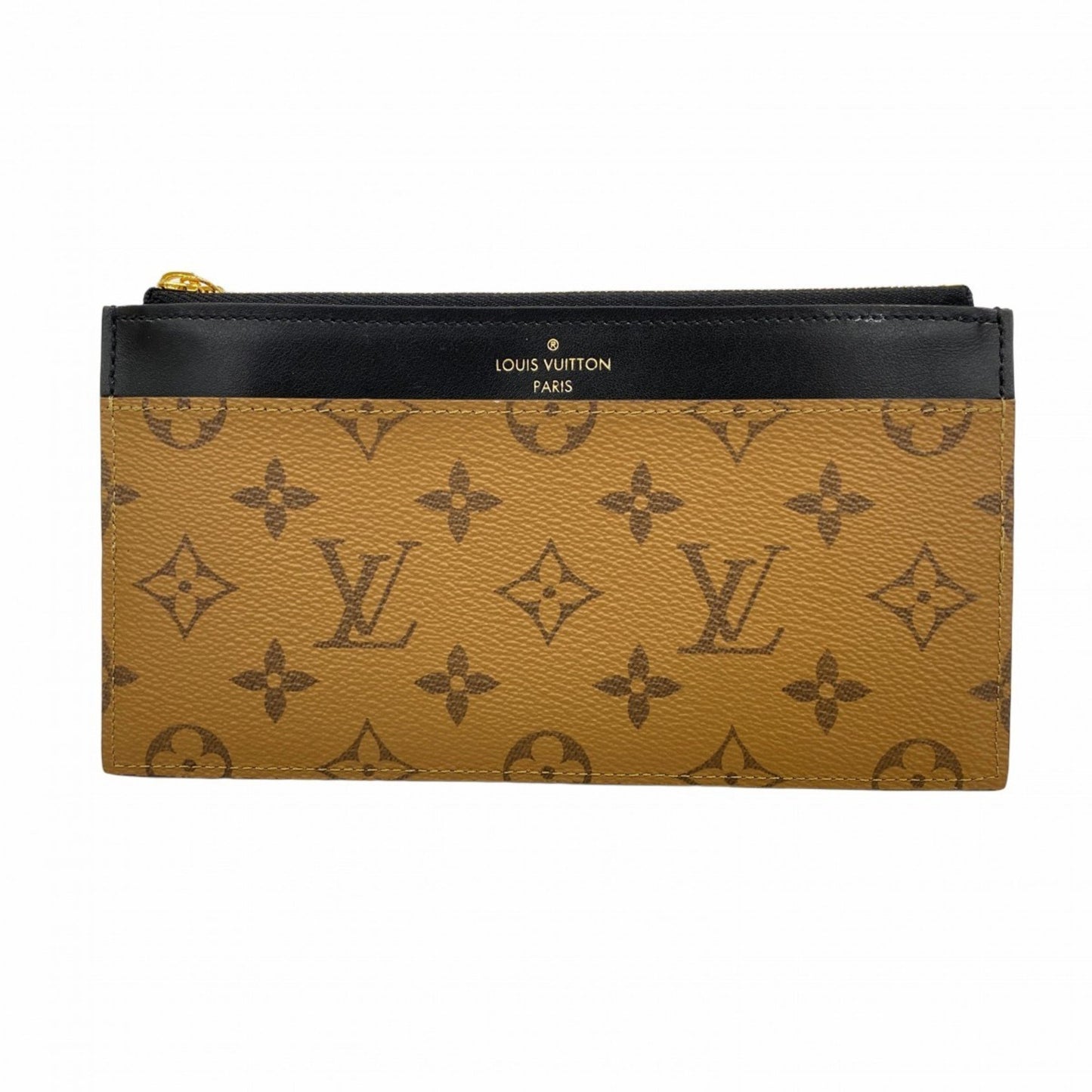 Louis Vuitton Monogram Reverse Purse M80390 Brown/Black