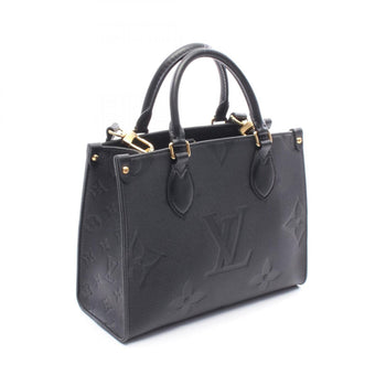 Louis Vuitton On The Go Pm Handbag In Monogram Empreinte Leather