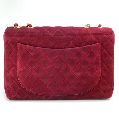 Chanel Cc Mark Bag Double Chain Shoulder Bag Bordeaux Goldhardware