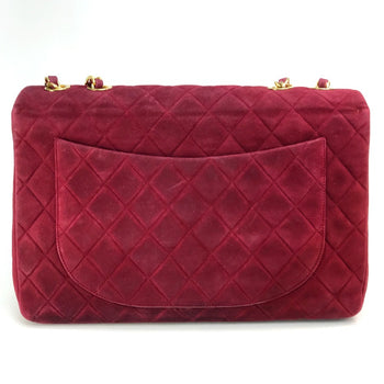 Chanel Cc Mark Bag Double Chain Shoulder Bag Bordeaux Goldhardware