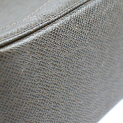 Louis Vuitton Louis Vuitton Pavel Second Bag M31148 Taiga Grizzly Silver Hardware Wristlet Clutch
