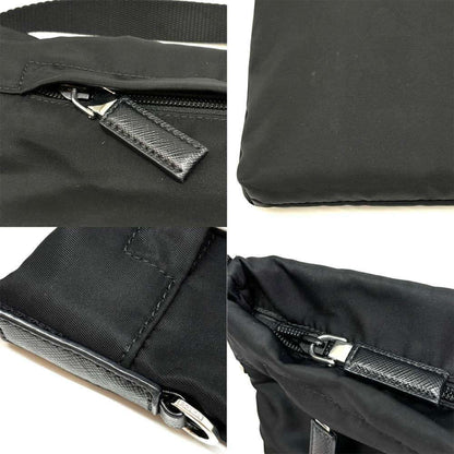 Prada Shoulder Bag Nylon Black Triangle 2Vh055 Prada