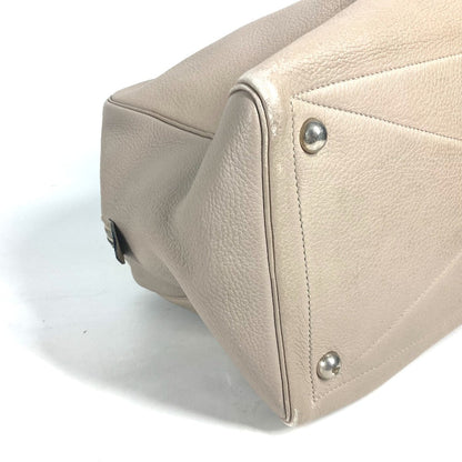 Hermes Boston Duffel Bag Taurillon Clemence Beige Victoria 2 35 Unisex(Unisex)