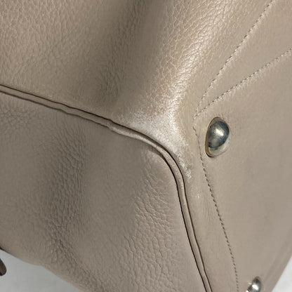 Hermes Boston Duffel Bag Taurillon Clemence Beige Victoria 2 35 Unisex(Unisex)