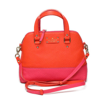 Kate Spade Handbag Others Pink X Orange Diagonal Crossing 2Way Women
