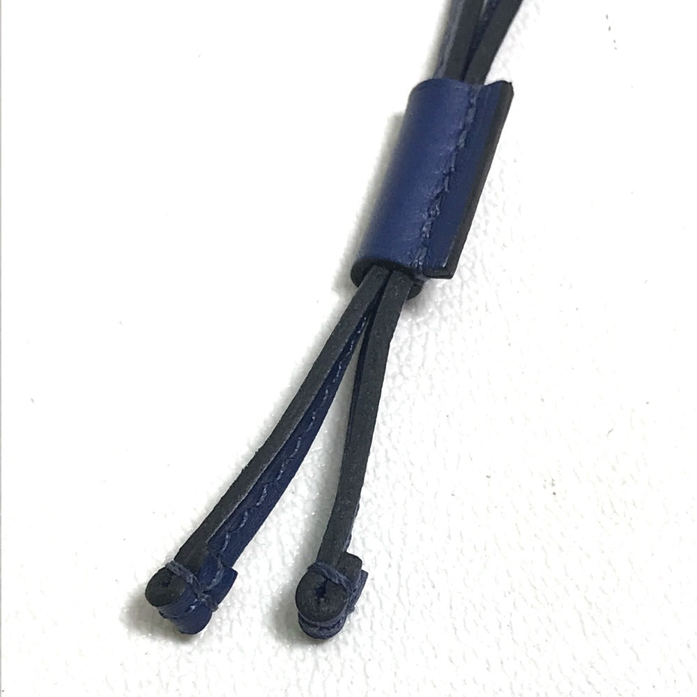 Hermes Necklace Vaux Swift Blue Oakley Pendantgm Unisex(Unisex)