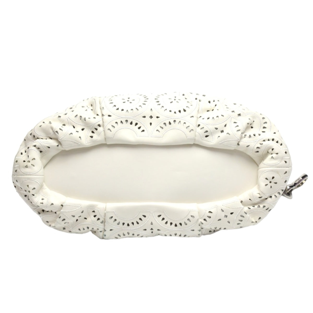 Coach Handbag 16997 Leather White Madison Punching 2Way Leather Cut Op Art Leather Sophia Shirakawa