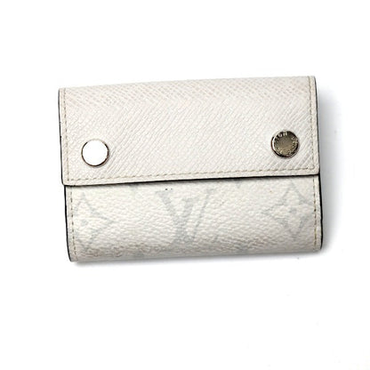 Louis Vuitton Tri-Fold Wallet M67621 Taiga Leather Bron Discovery Compact Wallet Taiga With Coin