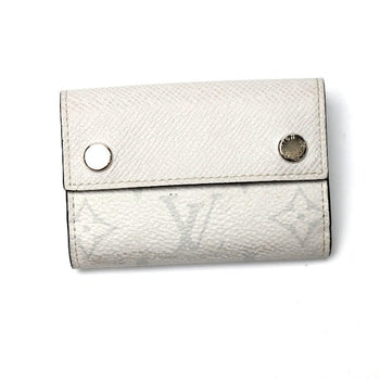 Louis Vuitton Tri-Fold Wallet M67621 Taiga Leather Bron Discovery Compact Wallet Taiga With Coin